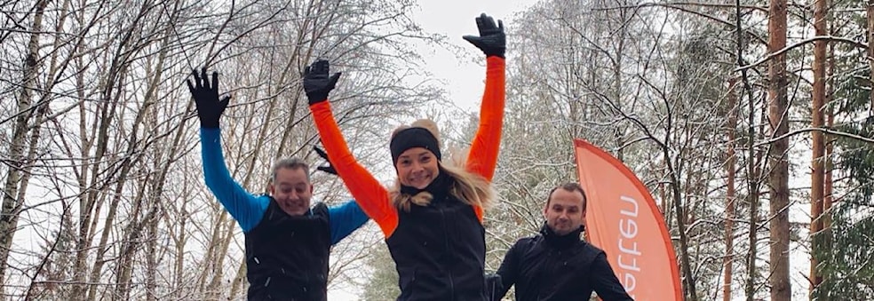 Bedriftidrettens julekalender - 100km til fots før jul